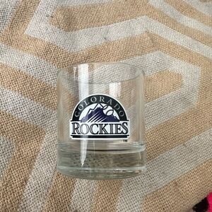 Colorado Rockies Clear Glass Tumbler